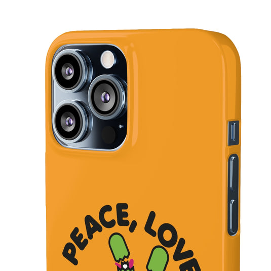 Peace Love Zombies Phone Case