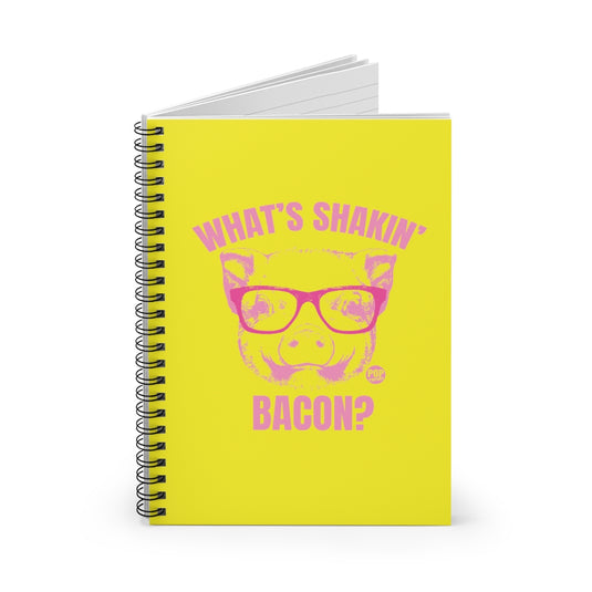 What's Shakin Bacon Pig Notebook
