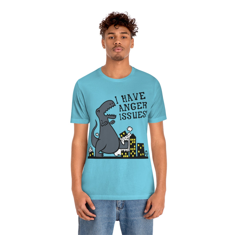 Load image into Gallery viewer, Anger Issues Dinosaur Unisex Tee
