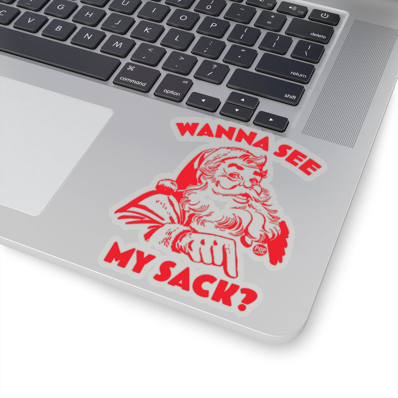 Load image into Gallery viewer, Santa Wanna See My Sack Sticker
