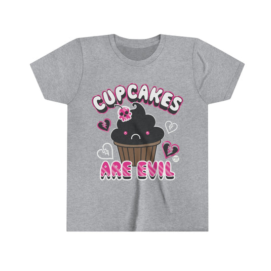 Cupcakes are Evil Youth Short Sleeve Tee