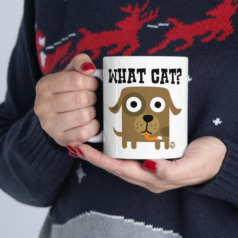 Load image into Gallery viewer, What Cat? Dog Coffee Mug
