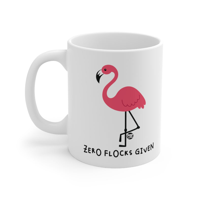 Load image into Gallery viewer, Zero Flocks Given Flamingo Mug
