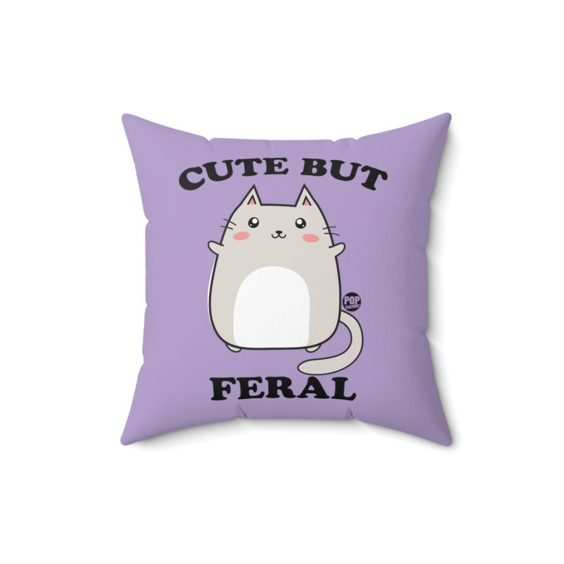 Load image into Gallery viewer, Cute But Feral Pillow
