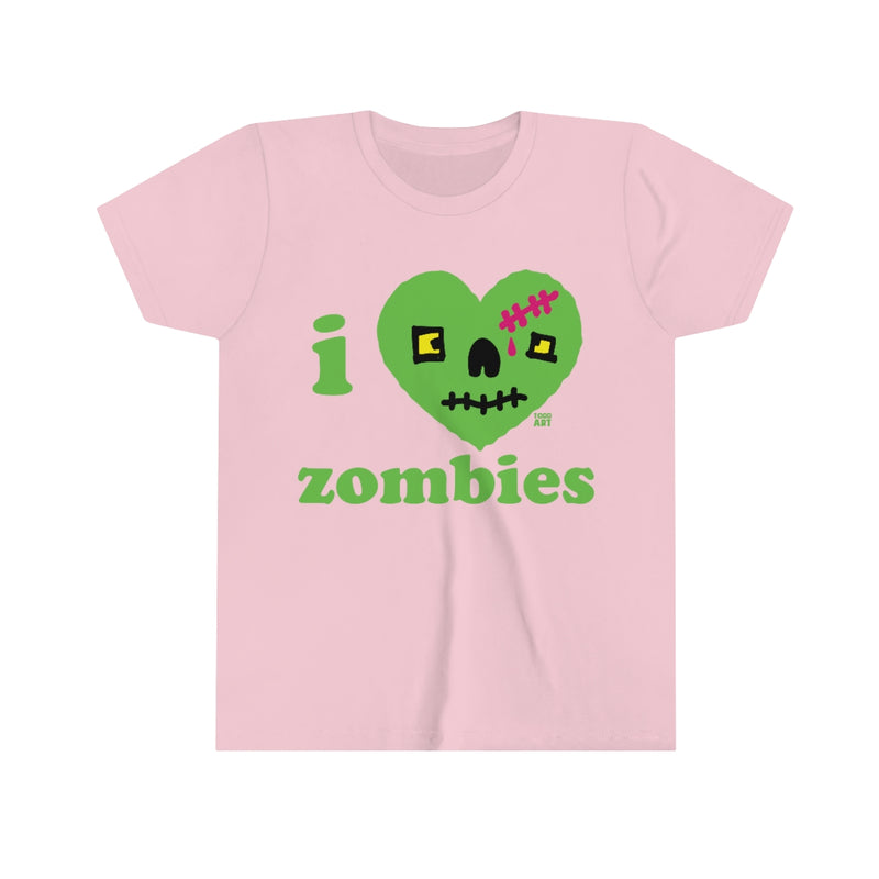Load image into Gallery viewer, I Love Zombies Youth Short Sleeve Tee
