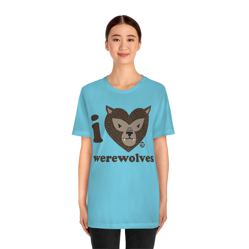 Load image into Gallery viewer, I Love Werewolves Unisex Tee
