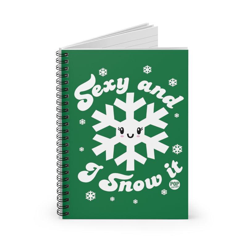 Load image into Gallery viewer, Sexy And Snow It Notebook
