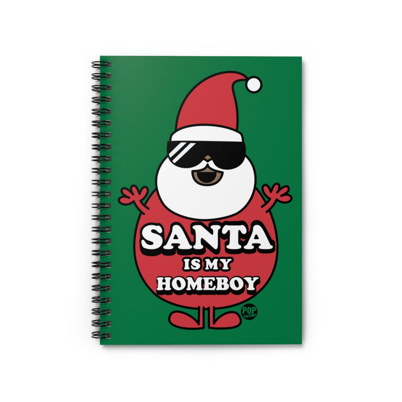 Load image into Gallery viewer, Santa Is My Home Boy 2 Notebook
