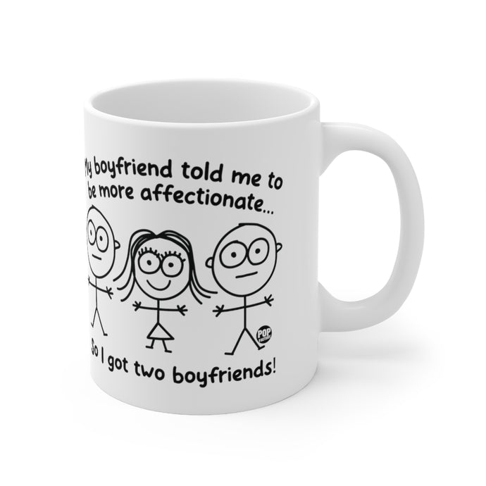 Two Boyfriends Girl Mug