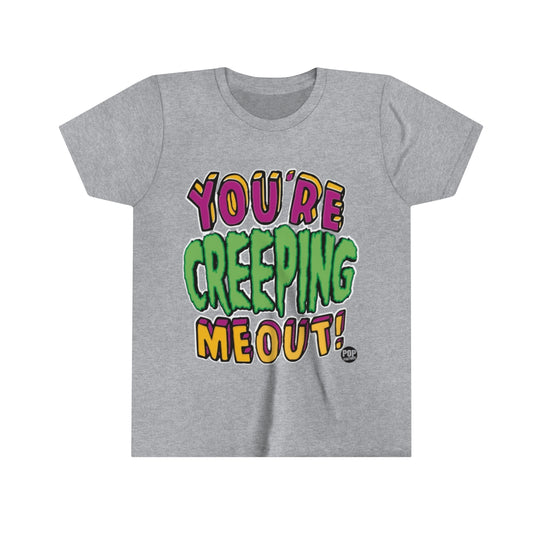 Creeping Me Out Youth Short Sleeve Tee