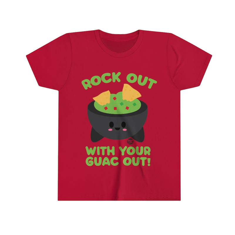 Load image into Gallery viewer, Rock Out With Guac Out Youth Short Sleeve Tee
