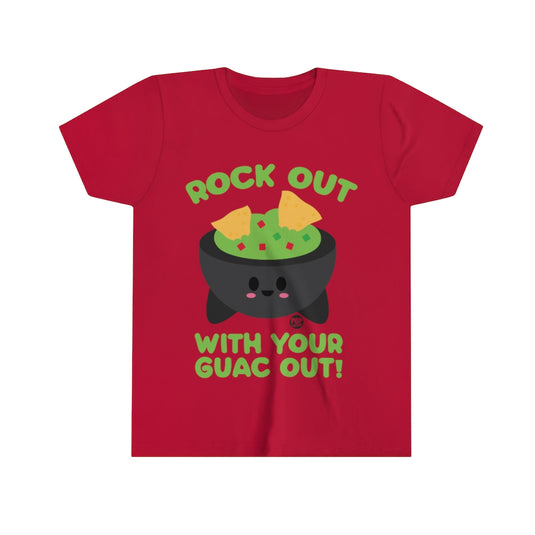 Rock Out With Guac Out Youth Short Sleeve Tee