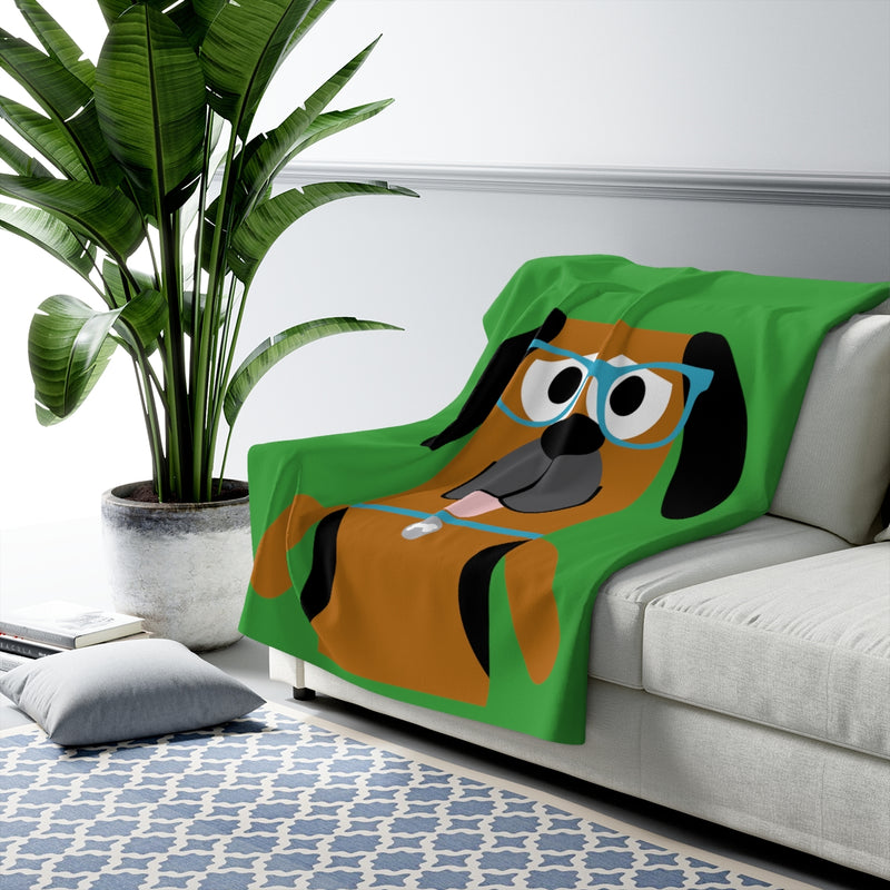 Load image into Gallery viewer, Bow Wow Meow Bloodhound Blanket
