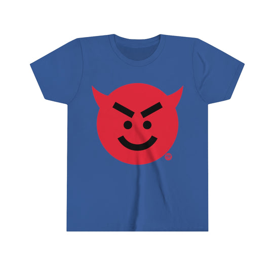 Devil Smiley Youth Short Sleeve Tee