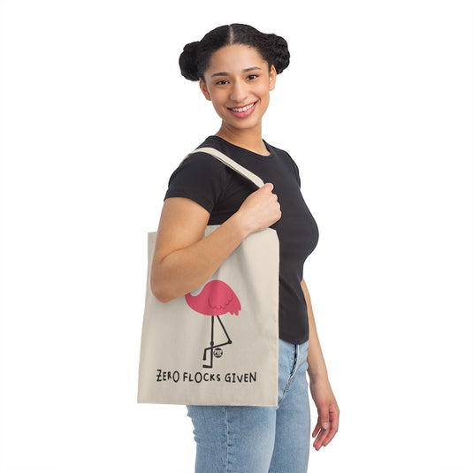 Zero Flocks Given Flamingo Tote