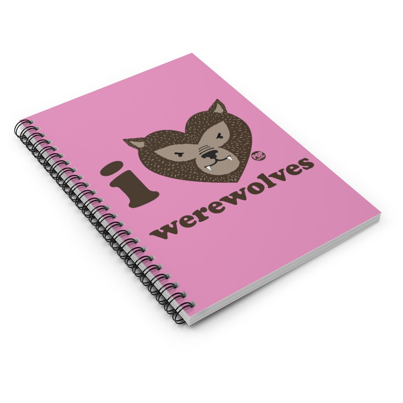 Load image into Gallery viewer, I Love Werewolves Notebook
