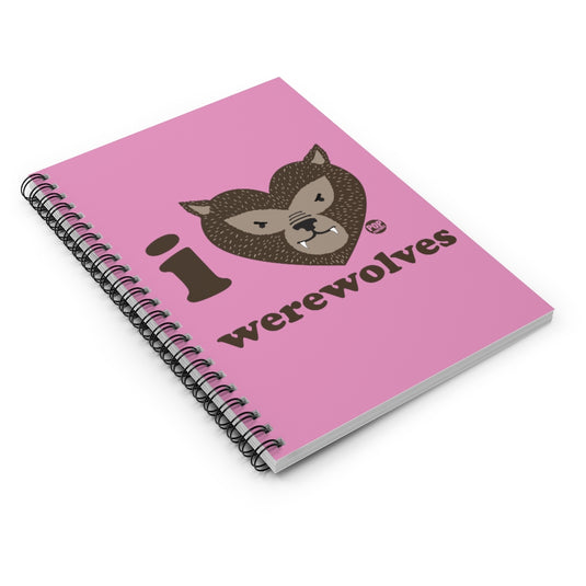 I Love Werewolves Notebook