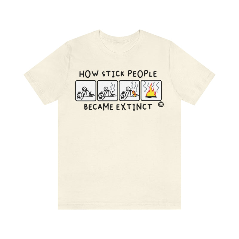 Load image into Gallery viewer, Stick People Extinct Unisex Tee
