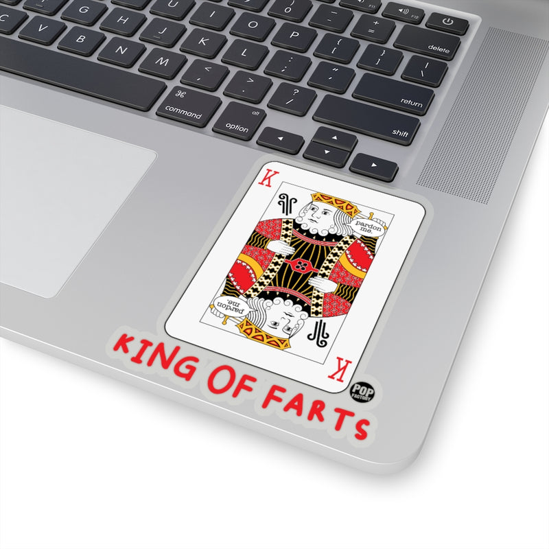 Load image into Gallery viewer, King Of Farts Sticker
