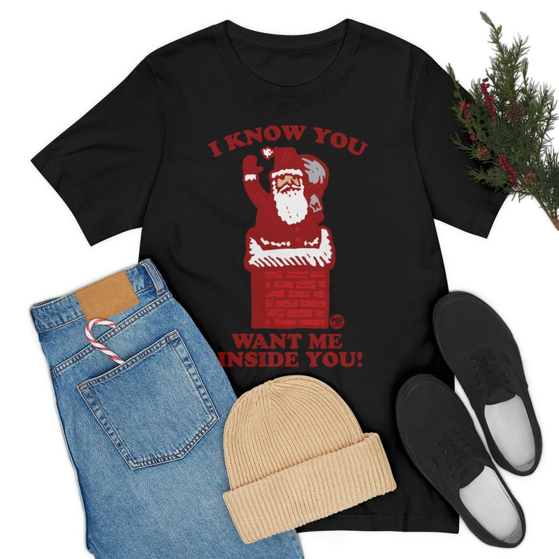 Load image into Gallery viewer, Santa Inside You Chimney Unisex Tee
