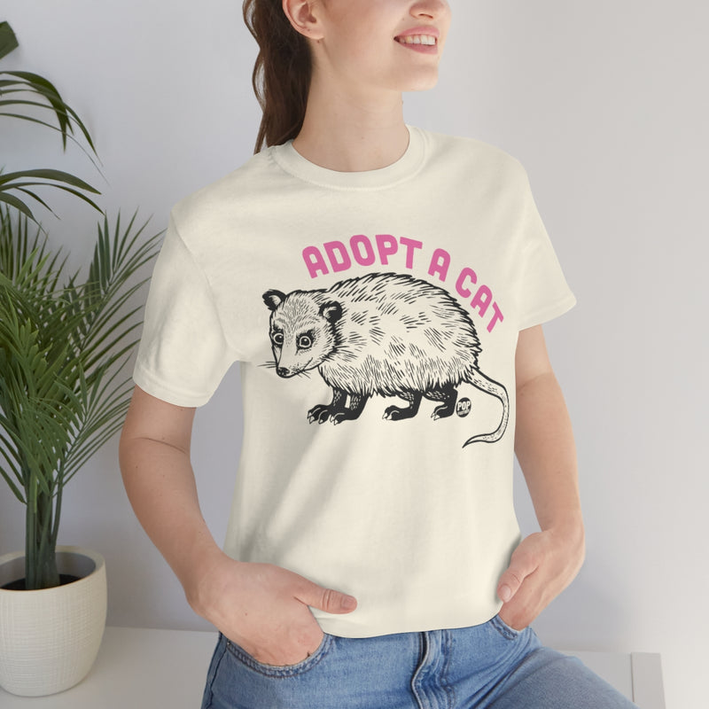 Load image into Gallery viewer, Adopt A Cat Possum Unisex Tee
