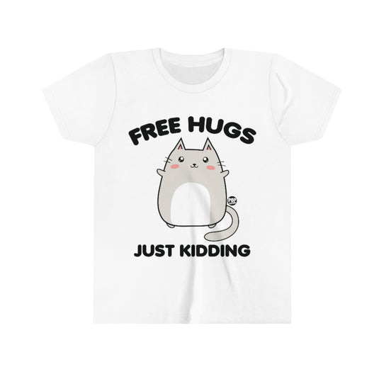Free Hugs Cat Youth Short Sleeve Tee
