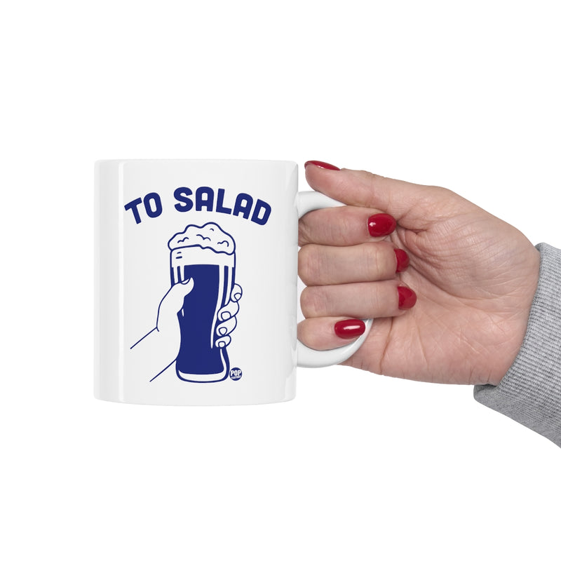 Load image into Gallery viewer, To Salad Beer Toast Mug
