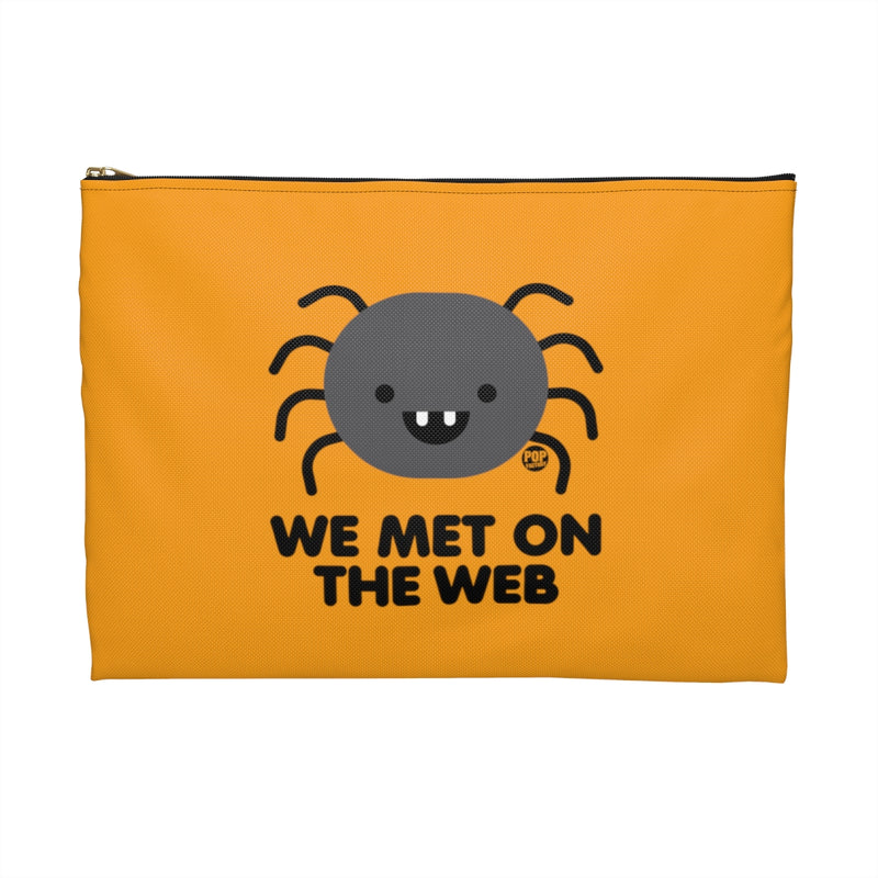 Load image into Gallery viewer, We Met On Web Spider Zip Pouch
