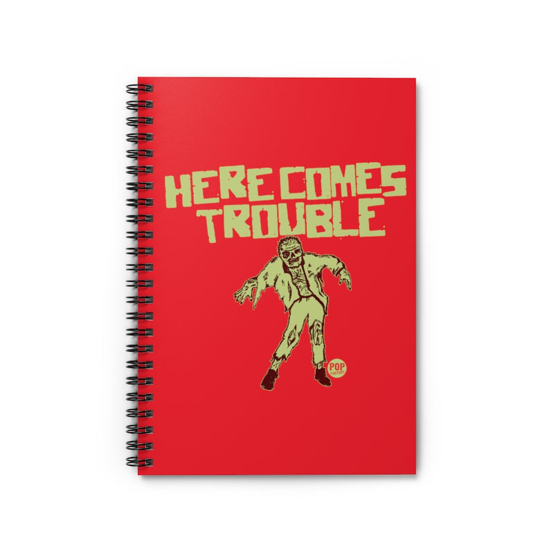 Load image into Gallery viewer, Here Comes Trouble Zombie Notebook
