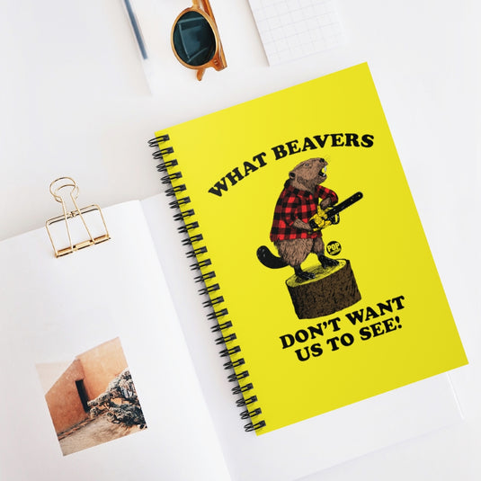 Beaver Chainsaw Notebook