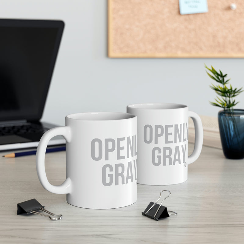 Load image into Gallery viewer, Openly Gray Coffee Mug
