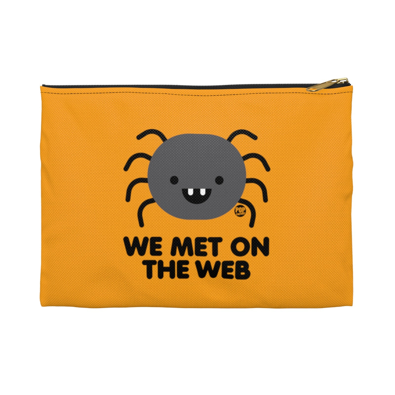 Load image into Gallery viewer, We Met On Web Spider Zip Pouch
