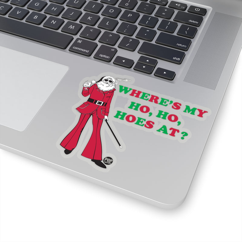 Load image into Gallery viewer, Where My Ho Hos At Santa Sticker
