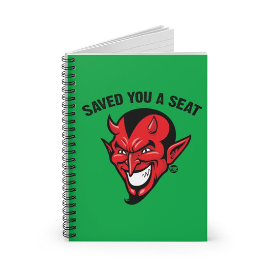 Saved You A Seat Devil Notebook