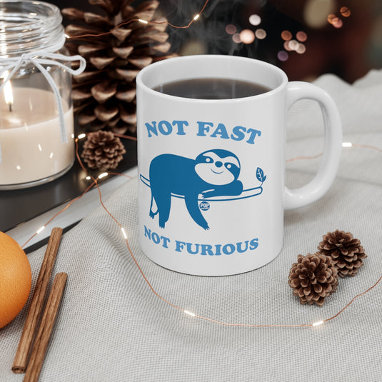 Not Fast Not Furious Sloth Mug