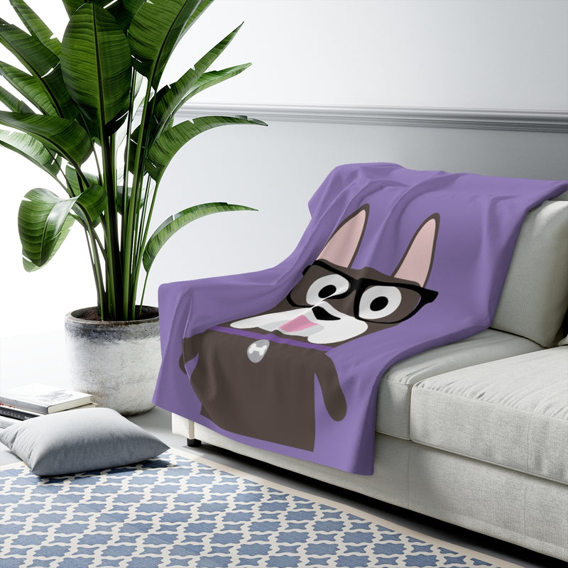 Load image into Gallery viewer, Bow Wow Meow French Bulldog Blanket
