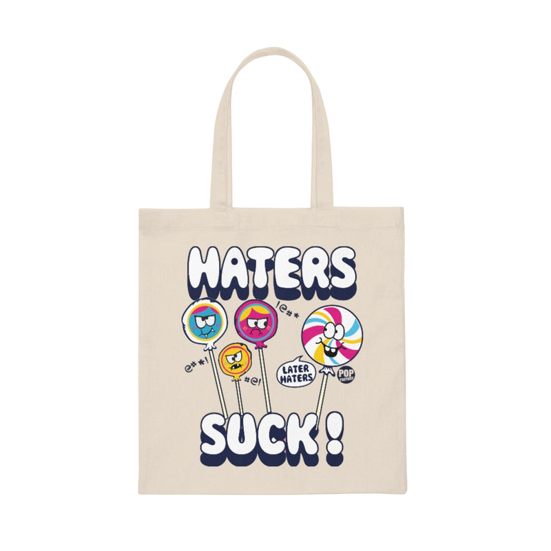 Load image into Gallery viewer, Haters Suck Lolipops Tote
