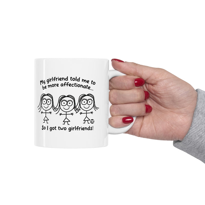Load image into Gallery viewer, Two Girlfriends Girl Mug
