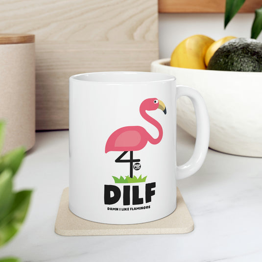 DILF Flamingos Mug