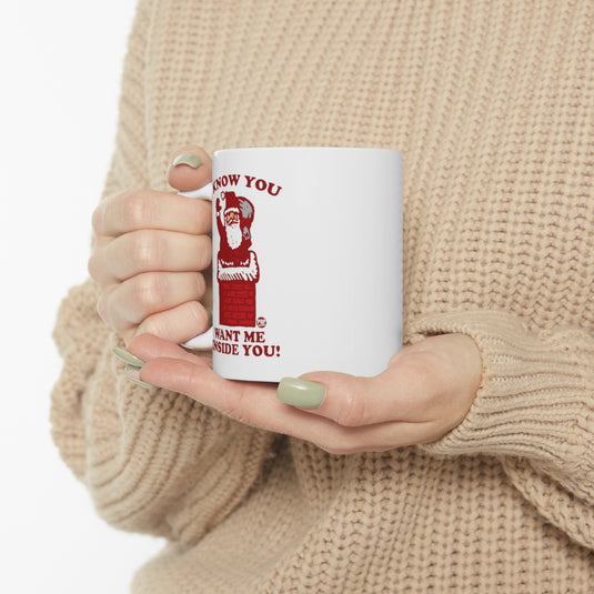 Santa Inside You Chimney Mug