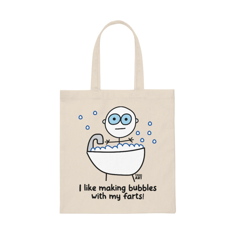 Load image into Gallery viewer, Stickboy Fart Bubbles Tote

