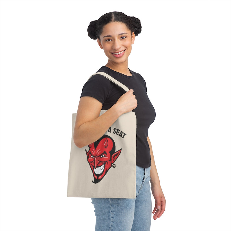 Load image into Gallery viewer, Saved You A Seat Devil Tote
