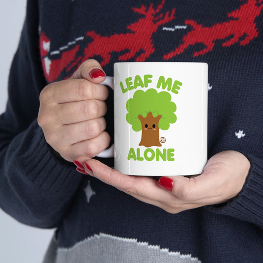 Leaf Me Alone Tree Mug