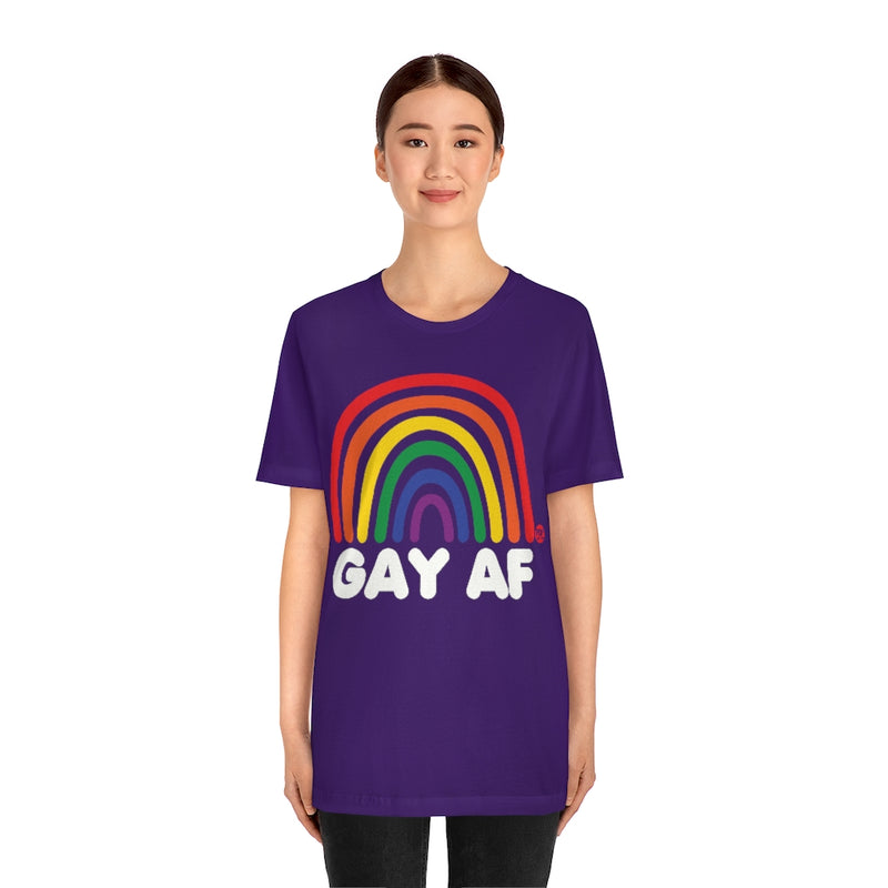 Load image into Gallery viewer, Gay AF Rainbow Unisex Tee
