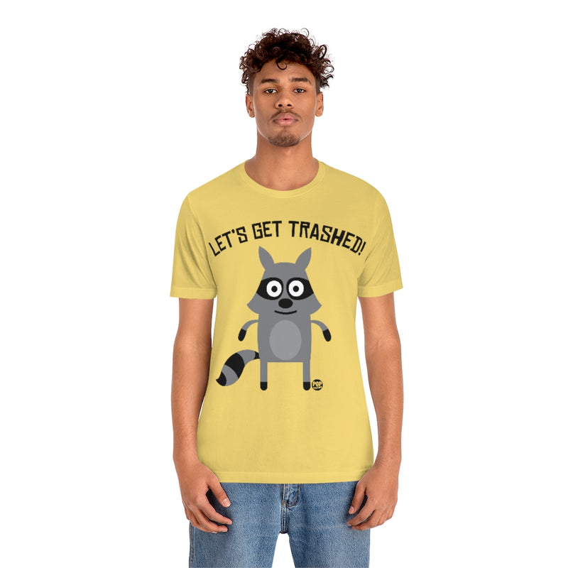 Load image into Gallery viewer, Let&#39;s Get Trashed Raccoon Unisex Tee

