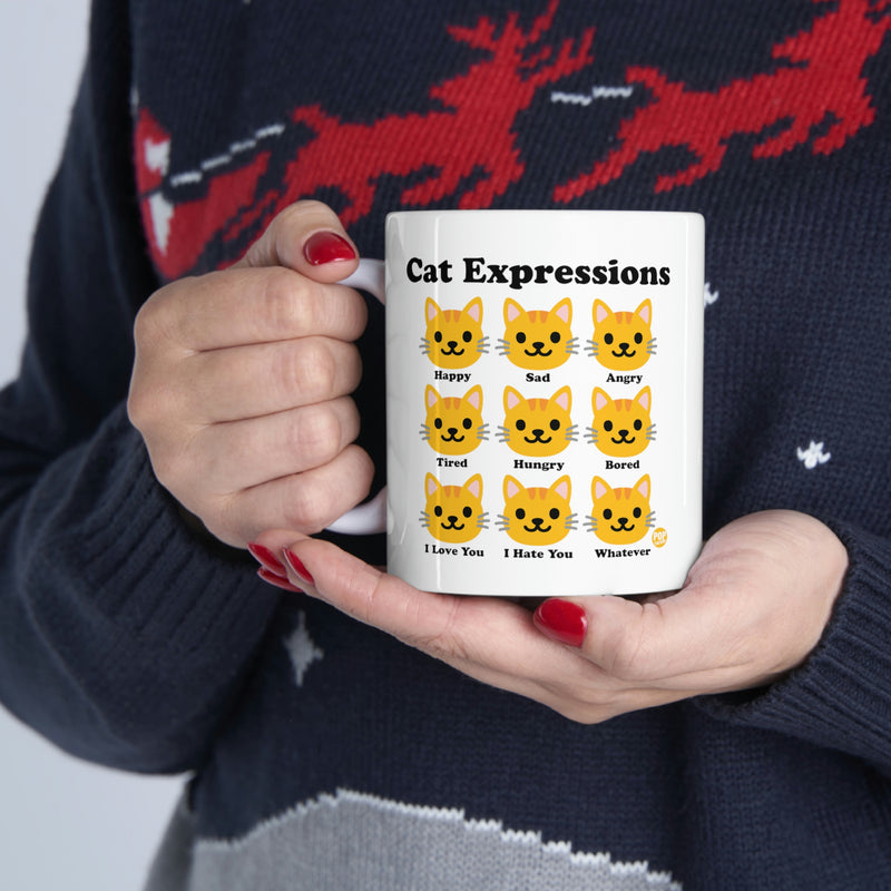 Load image into Gallery viewer, Cat Expressions Mug
