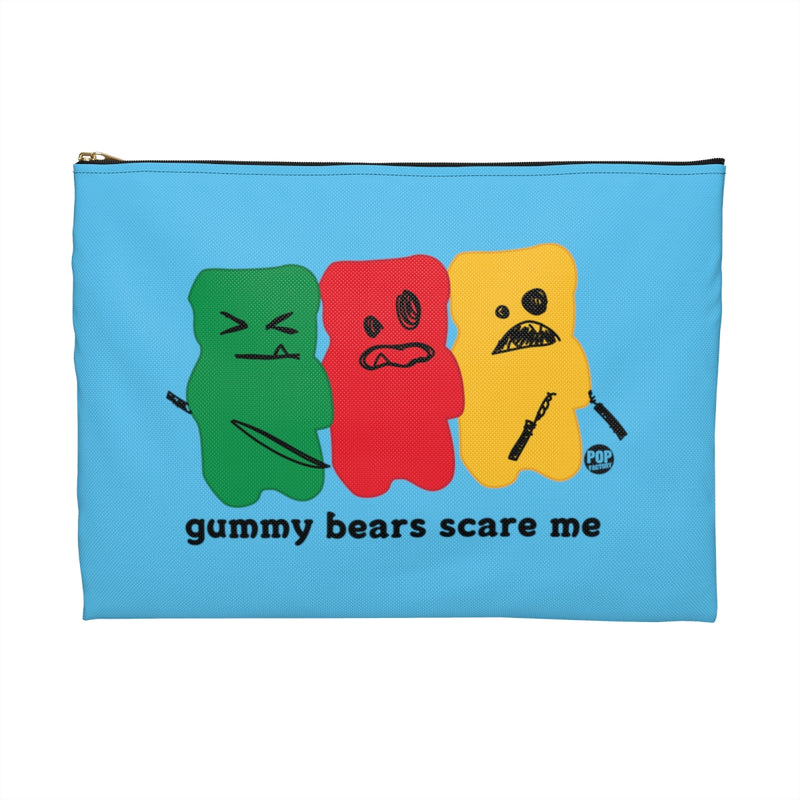 Load image into Gallery viewer, Gummy Bears Scare Me Zip Pouch
