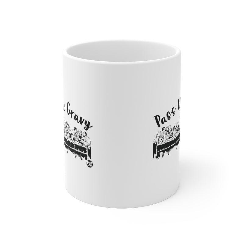 Load image into Gallery viewer, Pass The Gravy Last Supper Mug
