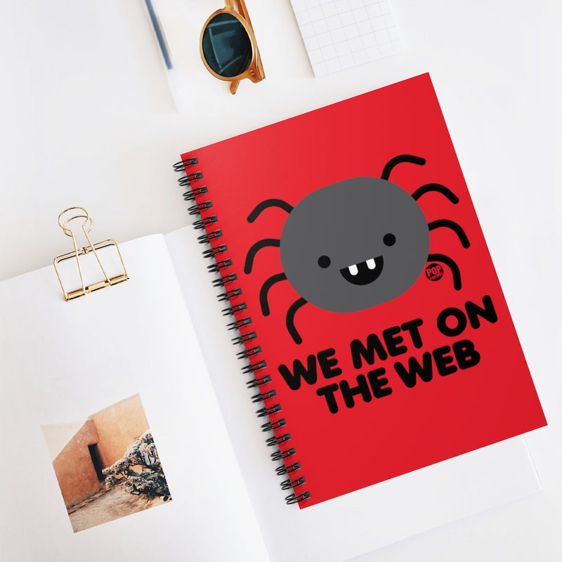 Load image into Gallery viewer, We Met On Web Spider Notebook
