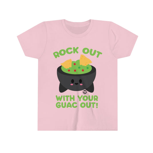 Rock Out With Guac Out Youth Short Sleeve Tee